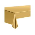 thumbnail image 1 of 1pc Solid Color Disposable Table Cover, Rose Gold Disposable Tablecloth, For Party, 1 of 3