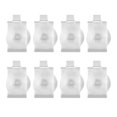 thumbnail image 1 of BRIGHTFUFU 8pcs Wardrobe Shelf Supports Aluminium Alloy White Simple Design Shelving Components, 1 of 8