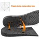 thumbnail image 4 of Plantillas Cojín de aire Zapatos Levantamiento Transpirable 4 capas Agregar altura 2.95 pulgadas Pies Inserto de talón ortopédico para hombres y mujeres, 4 of 5