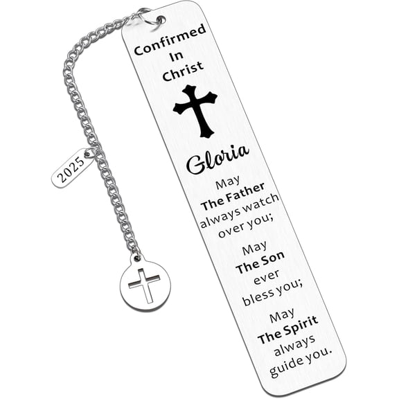 Personalized Bookamrk Confirmation Gifts for Teenage Boys Girls Teen Catholic Baptism Bookmark for Son Daughter Christian Religious Present for Women Men Church First Communion Gifts for Girls Boys