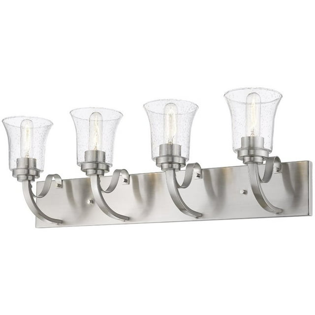 Z-Lite Halliwell 4 Light Vanity in Brushed Nickel