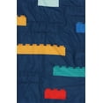 thumbnail image 4 of LEGO®, Brick Stripe, Navy, Kids, Quilt and Sham Bedding Set, Queen 86" x 86", 4 of 10