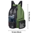 thumbnail image 2 of Mochilas deportivas bolsas de baloncesto con cordero malla malla para entrenar gris, 2 of 7
