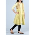 thumbnail image 3 of Princess Girl's woven tops Lemon Yellow, 3 of 5