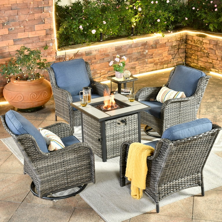 6 piece store wicker patio furniture