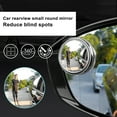 thumbnail image 1 of 1Pair Blind Spot Mirror Versatile Wide Angle Round Vehicles Car Stick On Blind Spot Mirrors Car Supply, 1 of 8