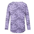 thumbnail image 5 of WZXFASHION T-shirt à Manches Longues Imprimé pour Femmes, Coupe Ample, Grande Taille, T-shirt à Manches Longues jusqu'à 50 % de Rabais T-shirt à Manches Longues pour Femmes, 5 of 5