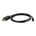 thumbnail image 3 of C2G 10ft 4K Mini DisplayPort to DisplayPort Cable - 4K 30Hz - Black - M/M - DisplayPort cable - DisplayPort (M) to Mini DisplayPort (M) - 10 ft - black, 3 of 4