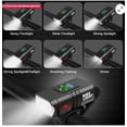 thumbnail image 5 of Juego de luces LED USB para bicicleta, juego de luces, luz trasera y delantera de 1000 LUX, 5 of 5
