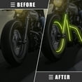 thumbnail image 3 of Cinta Reflectante Única para Automóviles y Motocicletas Hoja Reflectante de Alta Brillantez 2cmx8m Verde Fluorescente, 3 of 7