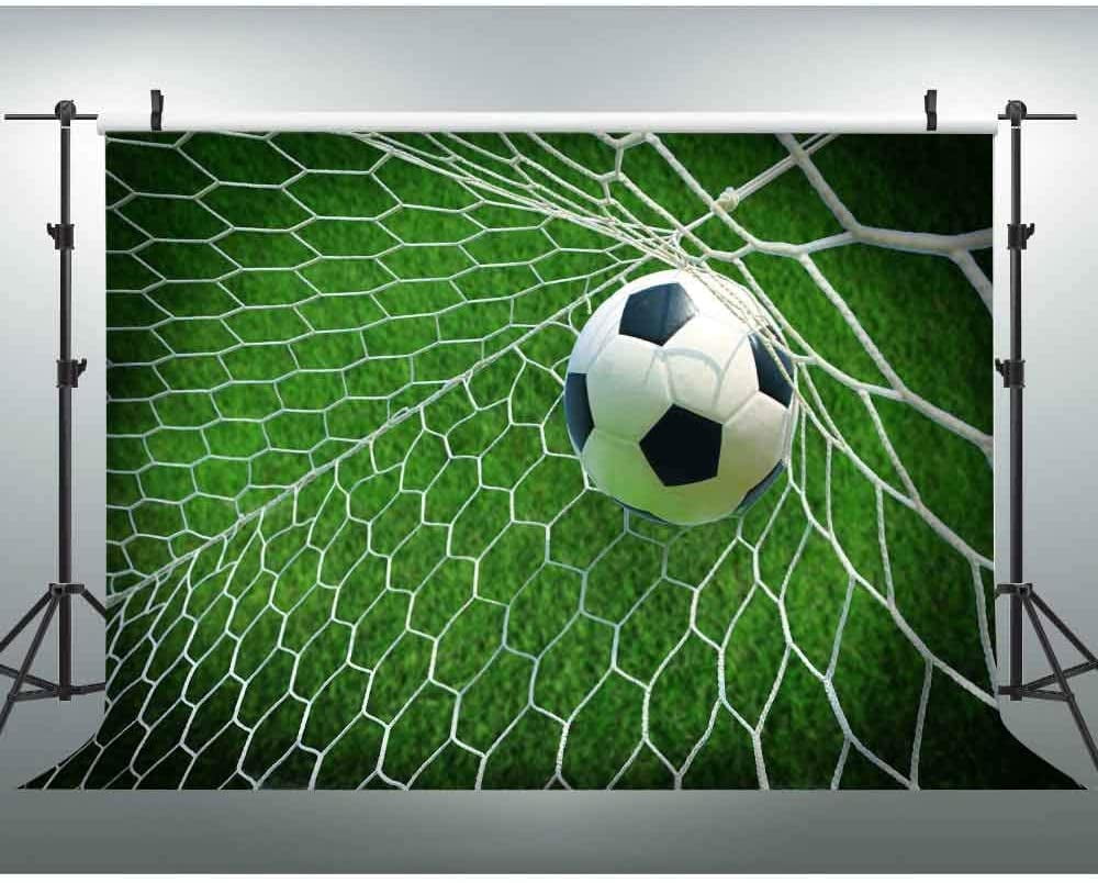 EOA 7x5ft Soccer Football Backdrop Sports Pitch Photography Background