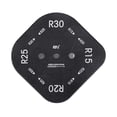 thumbnail image 2 of WDOplteas Carpintería Esquina Radio Plantilla Trimmer Router Edge Jig (Redondo + Filete), 2 of 9