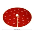 thumbnail image 3 of Antqov Christmas Tree Skirt Decor 39" Large Tree Skirts Festive Round Christmas Tree Mat for Home Party Holiday Decorations, 3 of 6