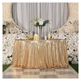 thumbnail image 1 of Poise3EHome 90-Inch Round Sequin Tablecloth for Party Cake Dessert Table Events, 1 of 4