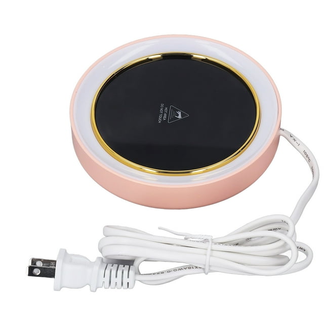 2 Modes Heating Cup Mat, Auto Stop Even Heating Tea Coffee Milk Beverage Desktop Heating Mat Pad Waterproof Touch Coffee Electric Cup Warmer Warm Electric Pad for Home Office