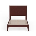 thumbnail image 3 of Farmhouse Solid Wood Platform Bed in Twin - Classic Cherry, 3 of 9