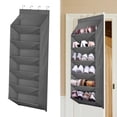 thumbnail image 6 of Deep Pockets Door Shoe Rack over The Door Shoe Organizer with 6 Deep Pockets, 6 of 10
