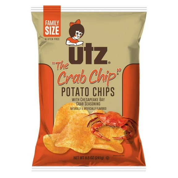 Utz "The Crab Chip" Potato Chips - 7.75oz