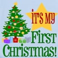 thumbnail image 2 of CafePress - Baby's First Christmas Onesie, Infant Bodysuit - Baby Light Bodysuit, Size Newborn - 24 Months, 2 of 4