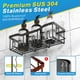 thumbnail image 5 of Organizador de baño Shower Caddy EUDELE de acero inoxidable, paquete de 5, 5 of 7