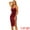 Red, variant on DARING DIVA Velvet Cowl Neck Side Slit Bodycon Cami Midi Dress XS Burgundy