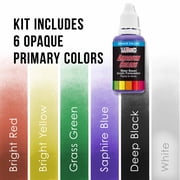 نظام رش الهواء Master Airbrush Gravity and Siphon Feed مع 3 فرش هوائية، 6 منها أمريكية مجموعة طلاء أكريليك بألوان أساسية من Art Supply - ضاغط هواء مزدوج المكبس بقوة 1/4 حصان وخزان تخزين يعمل بالبرودة
