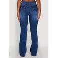 thumbnail image 5 of Womens WAX Stretch Flap Pocket Mid Rise Bootcut Jeans, 5 of 5