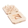 thumbnail image 4 of Tablero sensorial de madera con 9 agujeros, herramienta versátil de madera, agarre cómodo, tablero de clavijas abatible para entrenamiento, para, 4 of 9