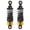 Golden, variant on Suodoka 2pcs 2.4in / 60mm Metal Shock Absorber Spring Suspension Damper Tool Accessory for JLB HSP EM DHK HPI 1/10 RC Racing Car Models Replacement Parts, Red