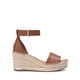 thumbnail image 2 of Sandalias de Cuña para Mujer DREAM PAIRS Marrón con Correa en el Tobillo, 2 of 8
