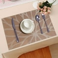 Cuoff Placemats for Dining Table Washable Placemat Set Of 6 Heat