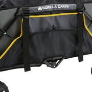 Gorilla Carts Collapsible Folding Wagon Cart - 7 cu ft, 150 lb Capacity - Gray