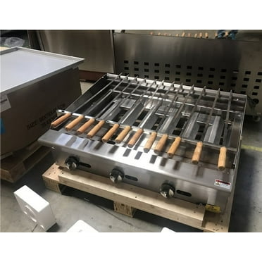 36 ins Natural gas/Propane shish kabab broiler NSF SSK36