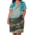 thumbnail image 3 of Franklin Carmichael Sin título Julio de 1939 Vestido holgado con bolsillos Vestidos holgados elegantes para mujer Vestidos para embarazadas, 3 of 7