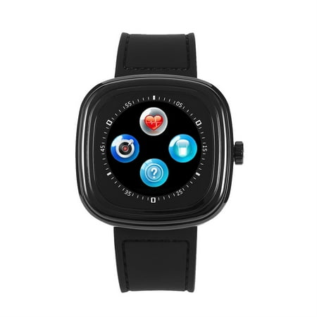 Multifunction Touch Screen Smartwatch, USB 128MB+64MB Bluetooth 4.0 Handsfree Smart Watch with Mic (step analysis, sedentary reminder, Sleep monitoring, anti-lost search, remote shooting)