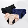 thumbnail image 3 of Underwear For Women Menstrual Panties Postpartum Easy Clean Teens Brief Underwear for Women Pack Bikini Seamless Womens Lace Panties Set Underpants for Women over 60 Bras for Women Womens Brief, 3 of 4