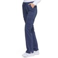 thumbnail image 7 of Dickies Advance Women Scrubs Pant, Mid Rise Boot Cut Drawstring, Plus Size, DK170, 2XL, D Navy Twist, 7 of 7
