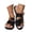 slippers 90#Brown, variant on oqasdz Slippers for Women Fashion Open Toe Flat Slippers Soft Elegant Thin Strap Low Heel Patchwork Color Sandals for Summer Casual,Yellow