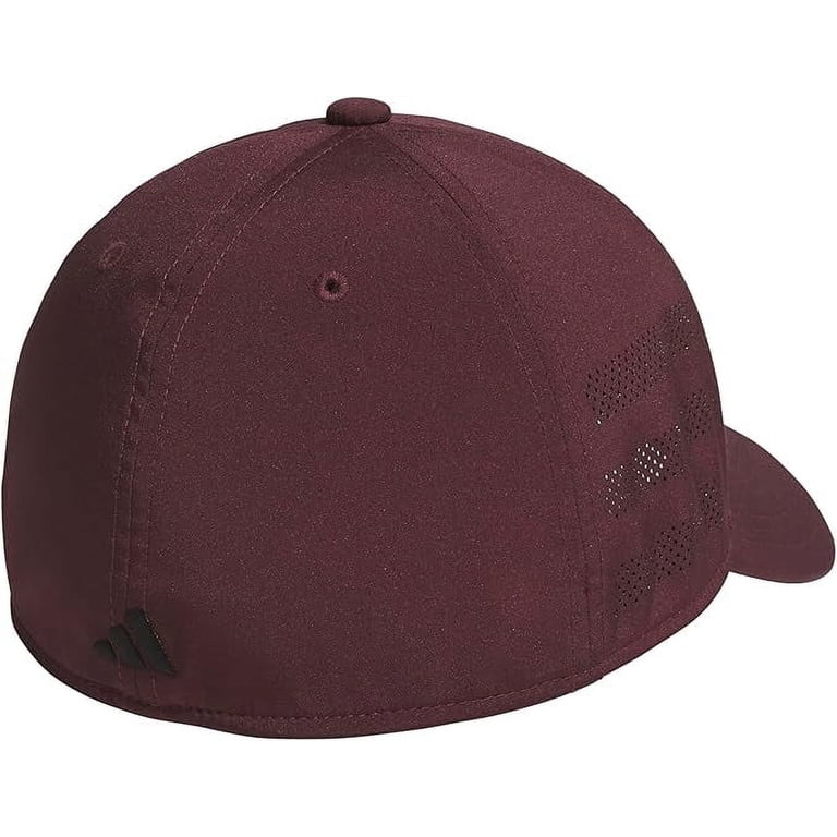 Men's adidas Gameday 4 Stretch Fit Hat Color: Aurora Ruby Size: S