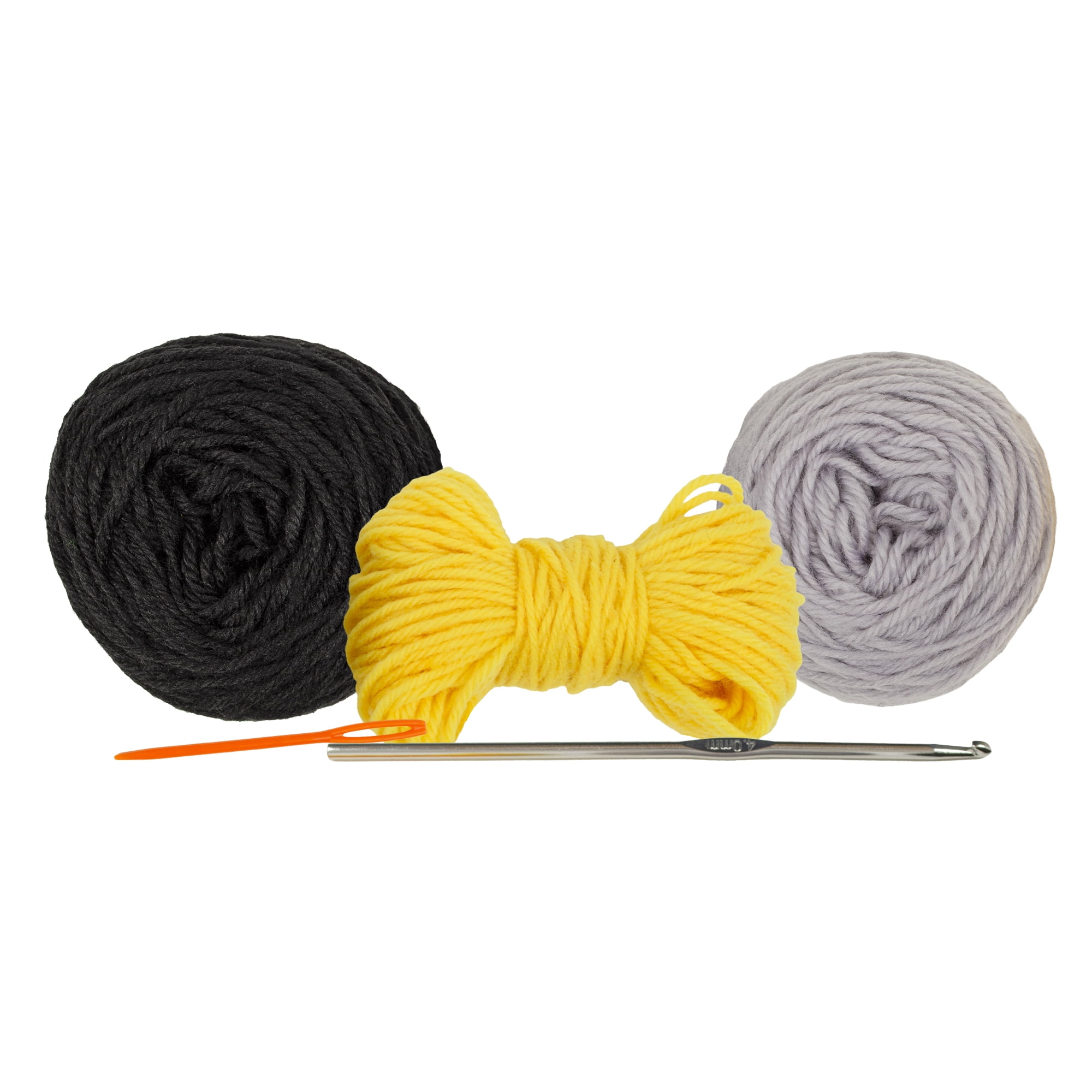 Create It Beginner Crochet Kit, DIY Crochet Starter Kit, Bumblebee, Multicolor, 1 Piece