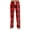 Wine, variant on Pajama Pants Sleepwear Casual Drawstring Elastic Waist Pants Comfy Straight Yoga Loose Trousers with Plaid Print for Relaxed and Comfortable Home Wear,Wine,M