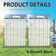 4 Sets of Gentleman Ladies Golf Club Range Chart Card 3.5x5 Inch Golf