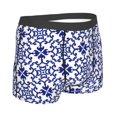 thumbnail image 3 of Kll Blue And White Porcelain Chinaware Men'S Cotton Boxer Briefs Underwear-Xx-Large, 3 of 9