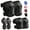 black, variant on Kids Protective Gear Set Knee Pads for Kids 3-14 Years Toddler Knee and Elbow Pads with Wrist Guards 3 in 1 for Skating Cycling Bike Rollerblading Scooter- Black