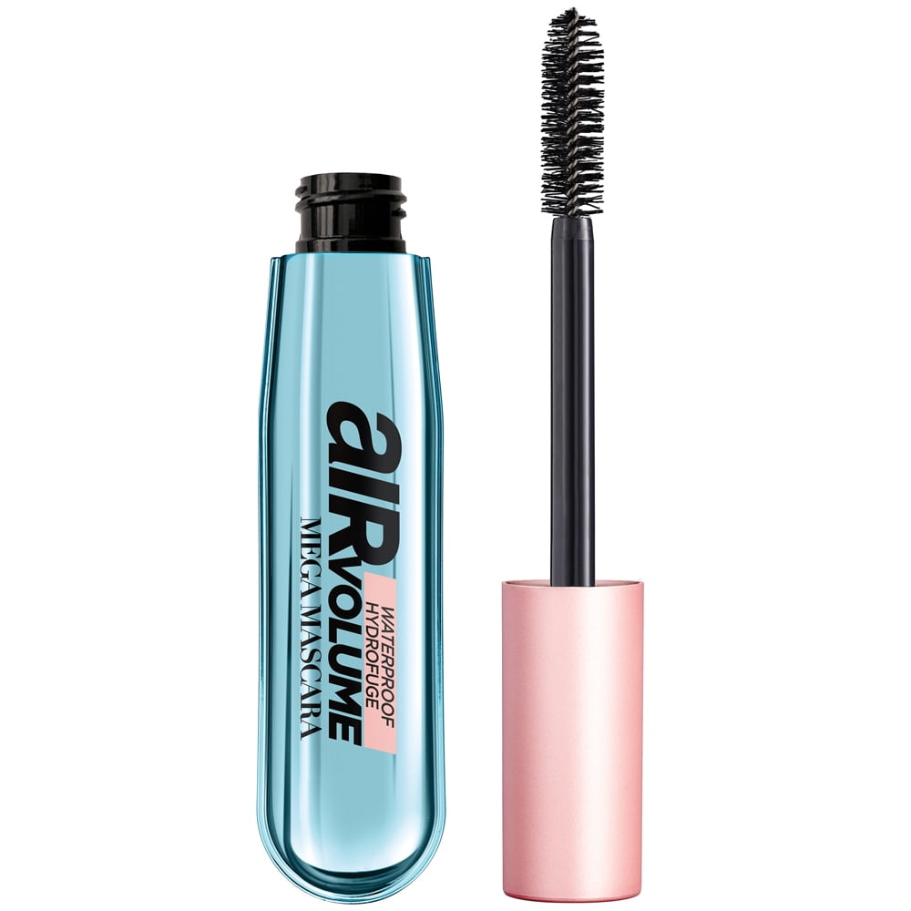 L'Oreal Paris Air Volume Mega Mascara, Lightweight Mega Volume Waterproof, Black, 0.3 fl. oz.