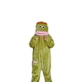 thumbnail image 2 of Silly Onesie Funny Frog Adult Men Women Hooded Plush Jumpsuit Full Body Cosplay Playwear(With Shoes) Green S, 2 of 4