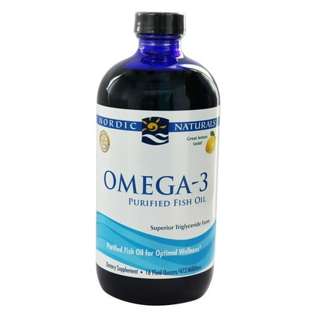 Nordic Naturals - Omega-3 Purified Fish Oil Lemon - 16 oz.