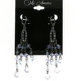 thumbnail image 3 of Mi Amore Drop-Dangle-Earrings Blue/Silver-Tone, 3 of 4