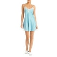 thumbnail image 1 of Natori Lace Trim Satin Chemise, X-Large, Green, 1 of 2