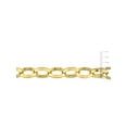 thumbnail image 4 of Everly Yellow Gold Flash Plated Sterling Silver Rolo Chain Bracelet, 4 of 4